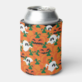 Porta-lata Halloween Fantasmas Assombrados Pumpkin Patch