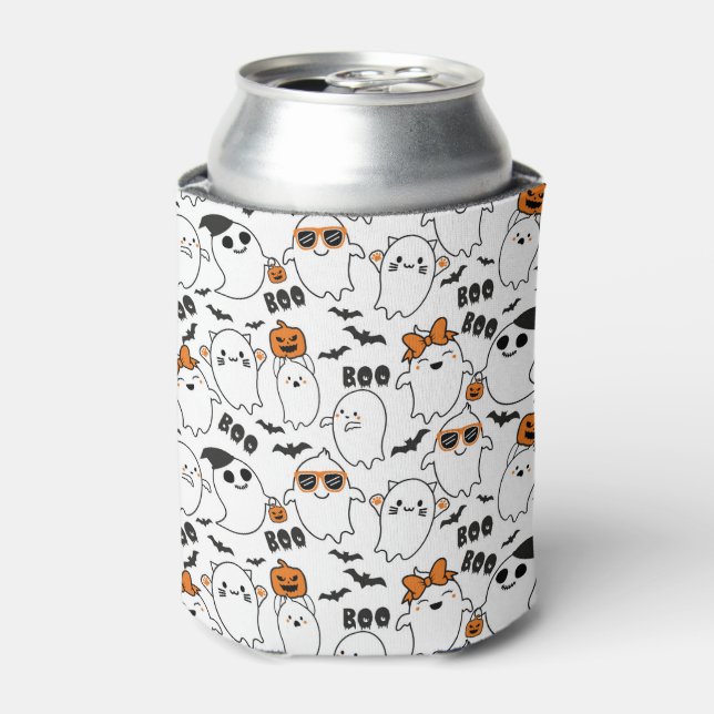 Porta-lata Halloween Ghost Can Cooler (Can Front)