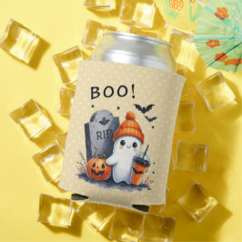 Porta-lata Halloween Ghost - Gravestone, Jack O'lantern, Bats