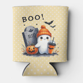 Porta-lata Halloween Ghost - Gravestone, Jack O'lantern, Bats