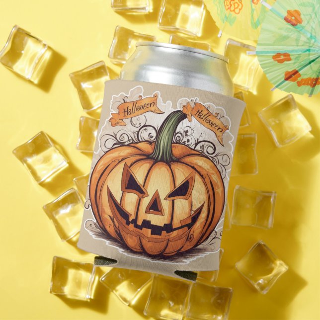 Porta-lata Halloween: Großer Kürbis -  (Verão in situ)