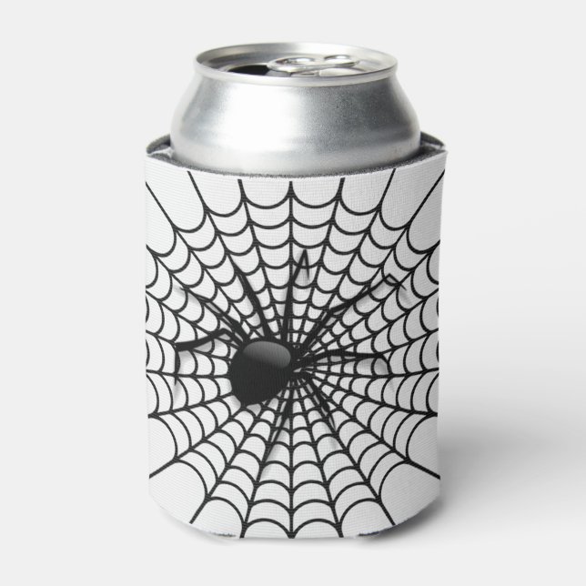 Porta-lata Halloween pode resfriar/aranha e Web (Can Front)