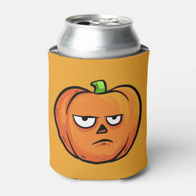 Porta-lata Halloween Pumpkins consegue resfriar 4 (Can Front)