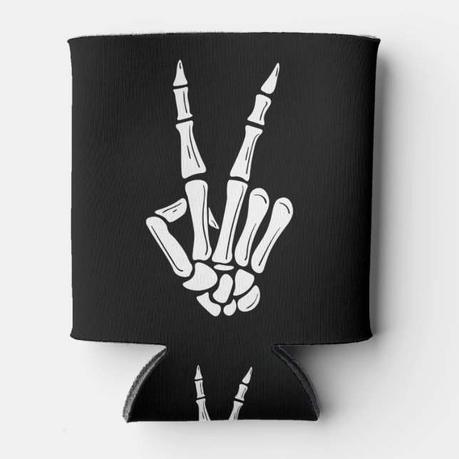 Porta-lata Halloween Skeleton Handcan Cooler (Frente)