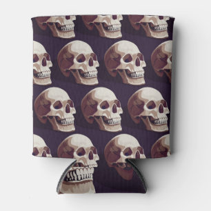 Porta-lata Halloween Skulls: Padrão Sem Olhos Estranho.