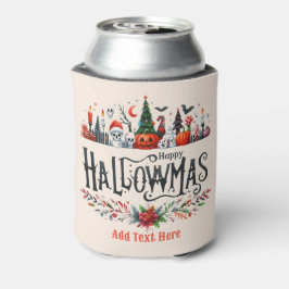 Porta-lata Hallowmas Halloween Mashup de Natal