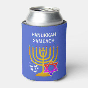 Porta-lata HANUKKAH SAMEACH Personalizado