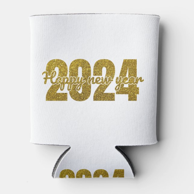 Porta-lata Happy 2024 T-Shirt (Frente)