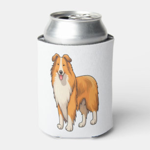 Porta-lata Happy Cartoon Rough Collie