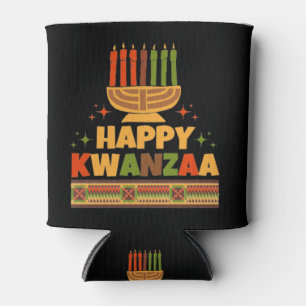 Porta-lata Happy Kwanzaa