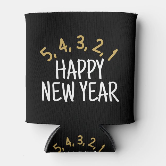 Porta-lata Happy New Year Funny (Frente)