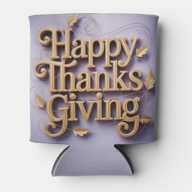 Porta-lata  Happy Thanks Giving Can Cooler (Frente)