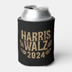 Porta-lata Harris Tim Walz Crista Vintage Harris Waltz 2024