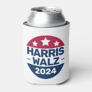 Porta-lata Harris Walz 2024 Campanha pelo Presidente Patrióti