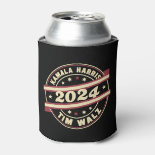 Porta-lata Harris Walz 2024 para Presidente Patriótica Kamala