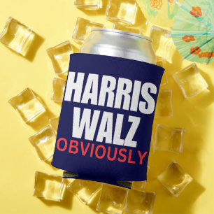Porta-lata Harris Walz OBVIAMENTE Harris Walz 2024 Obviamen