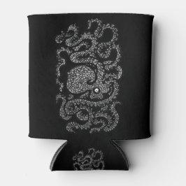 Porta-lata Henry the Happy Octopus (preto)