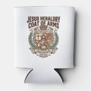 Porta-lata Heráldica de Jesus Brasão de Armas Jesus Heráldica