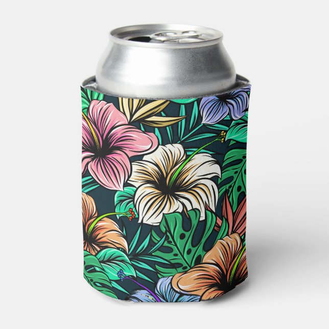 Porta-lata Hibiscus Can Cooler (Can Front)