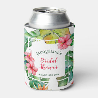Porta-lata Hibiscus havaiano Luau Bridal