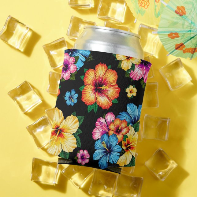 Porta-lata Hibiscus tropical (Verão in situ)