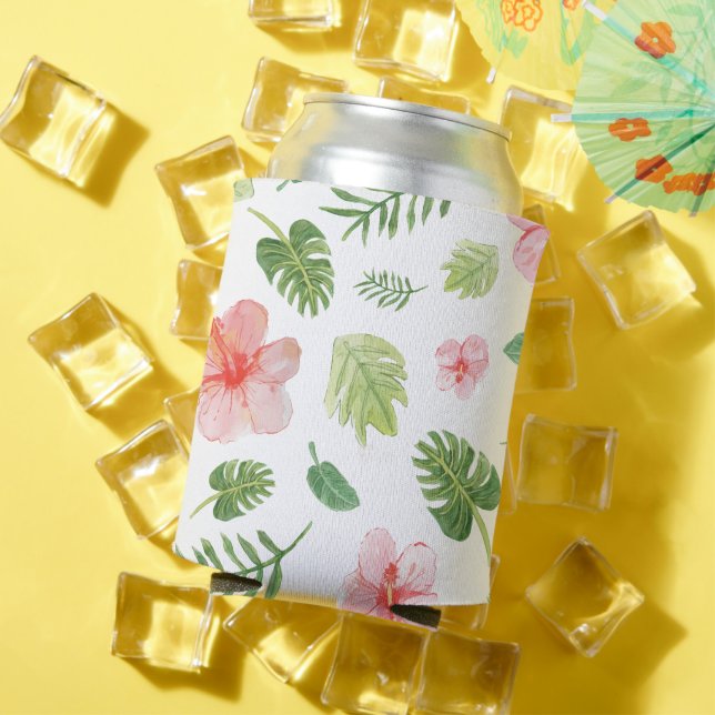 Porta-lata Hibiscus tropical (Verão in situ)