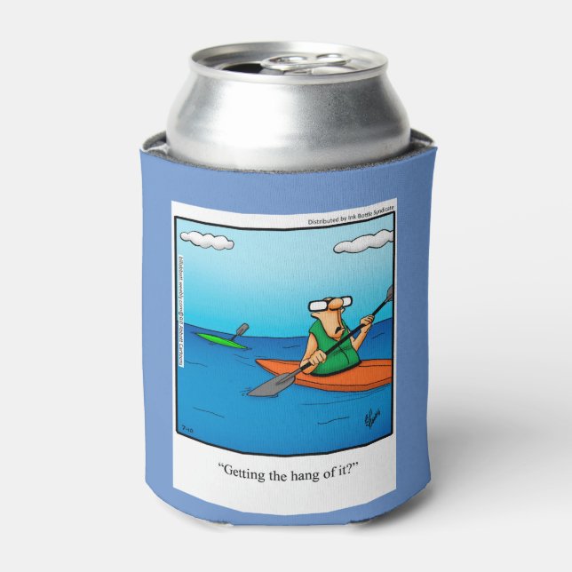 Porta-lata Hilarious Kayaking Humor Consegue Resolver Present (Can Front)