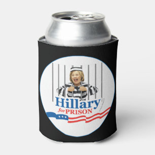 Porta-lata HILLARY PARA A PRISÃO! Trave-a acima do