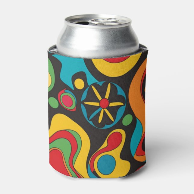 Porta-lata Hippie Can Cooler (Can Front)