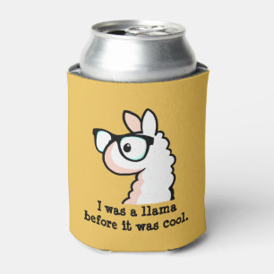 Porta-lata Hipster Llama