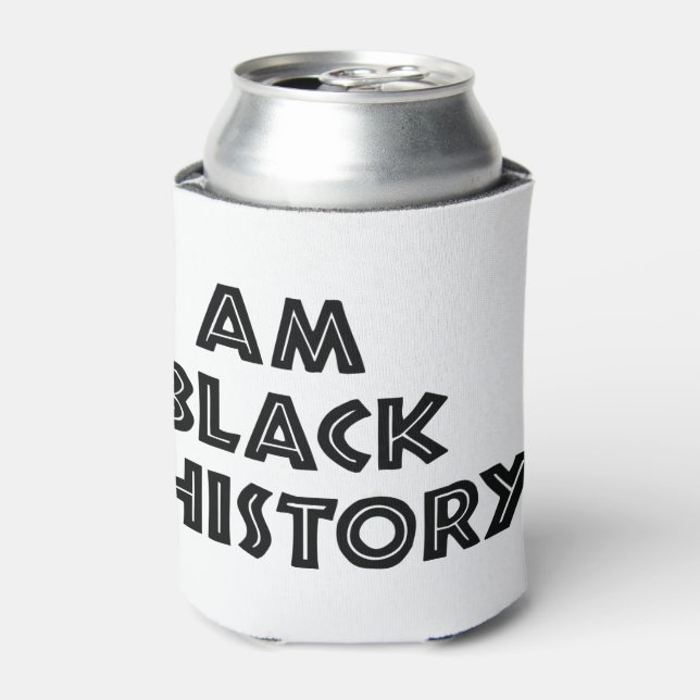 Porta-lata História Negra Design Gráfico Africano (Can Front)
