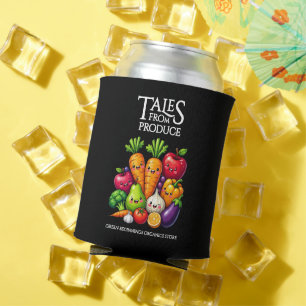 Porta-lata Histórias Divertidas de Frutas e Legumes da Mercea