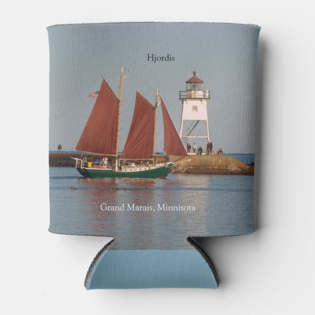 Porta-lata Hjordis & Grand Marais Light pode mais legal (Frente)