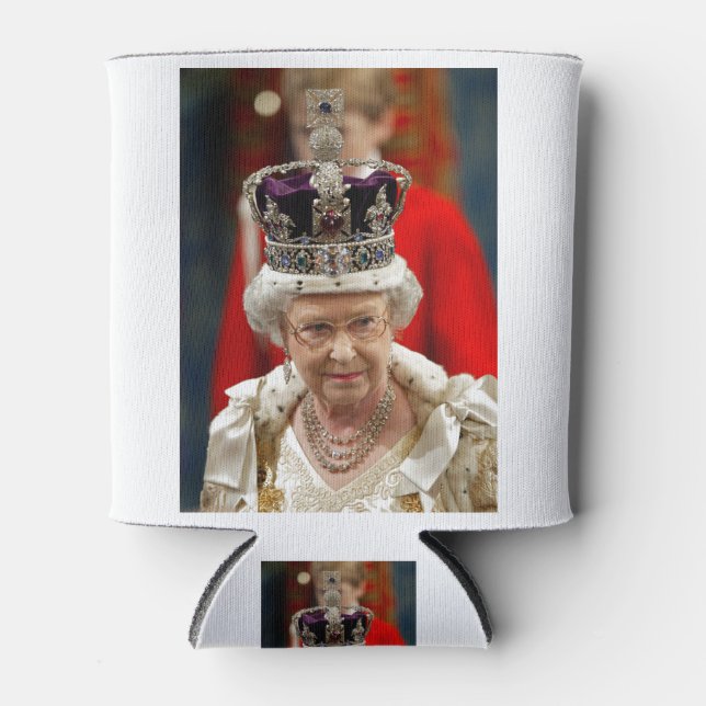 Porta-lata HM Queen Elizabeth II Platinum Jubilee (Frente)