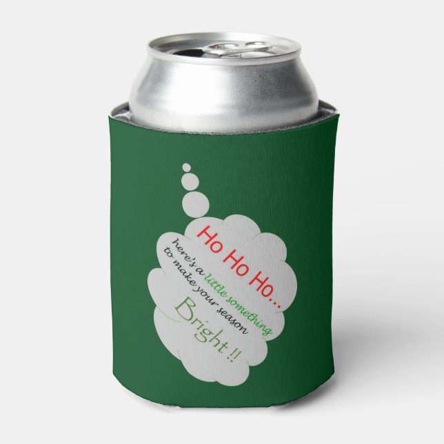 Porta-lata Ho Ho Gráfico Verde (Can Front)