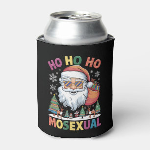 Porta-lata Ho Ho Homossexual Papai noel de Natal