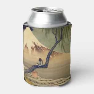 Porta-lata Hokusai Boy Vivendo o Monte Fuji Japonês