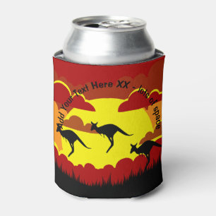 Porta-lata Holanda do Kangaroo Red Black Yellow Ytubby, Austr