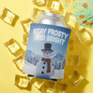 Porta-lata Holiday Vintage Frosty Fun 
