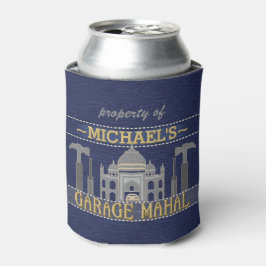 Porta-lata Homem Caverna Garagem Mahal Funny para Homens | Pe