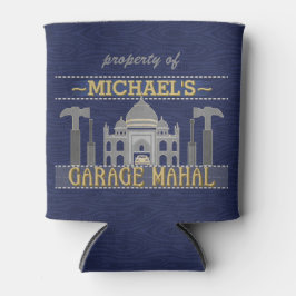 Porta-lata Homem Caverna Garagem Mahal Funny para Homens | Pe