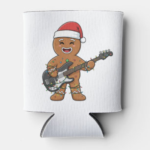 Porta-lata Homem de Biscoito de Gengibre Guitarra Elétrica Ro