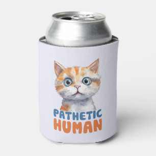 Porta-lata Homem Patético - Design de Gato Sarcástico