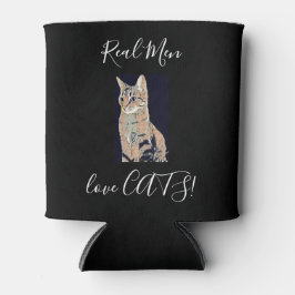 Porta-lata Homens Reais Adoram Gatos