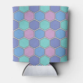 Porta-lata Honeycomb Pattern Pastels