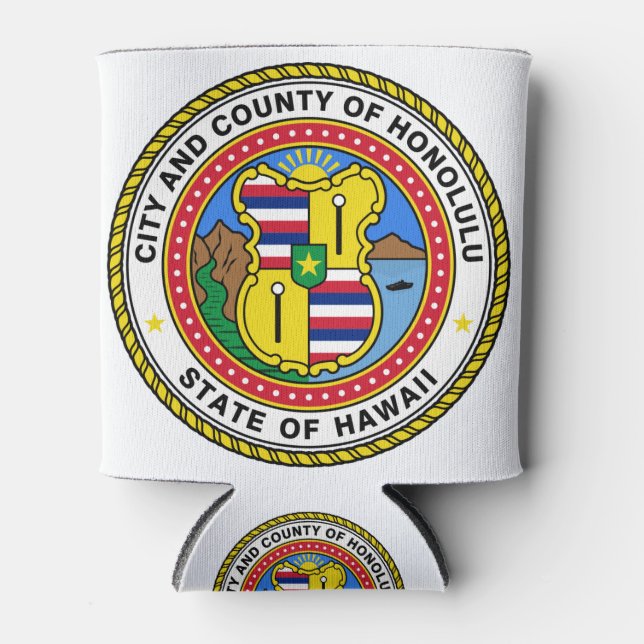 Porta-lata Honolulu Hawaii (Frente)