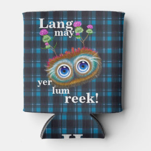 Porta-lata Hoots Toots Haggis. Sabedoria Escocesa.