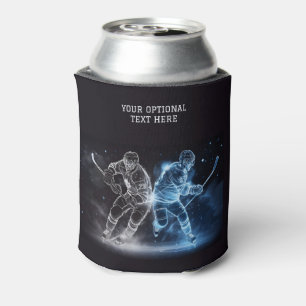 Porta-lata Hóquei em Gelo de Nome Personalizado