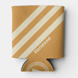 Porta-lata Horizonte do Ouro Retroativo Três Faixas com Nome