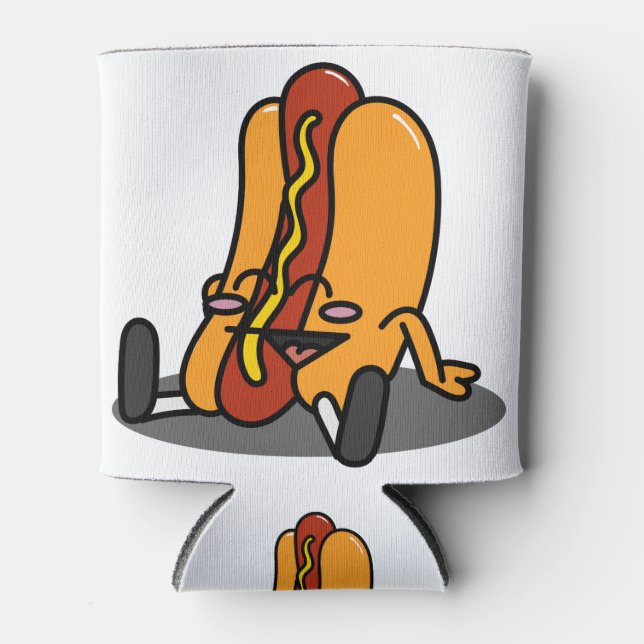 Porta-lata Hot Dog Dude (Frente)